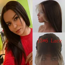 BM синтетический парик на кружеве 13*6 темно-коричневый цвет длинные прямые термостойкие волокна волос натуральные волосы для женщин парики на каждый день