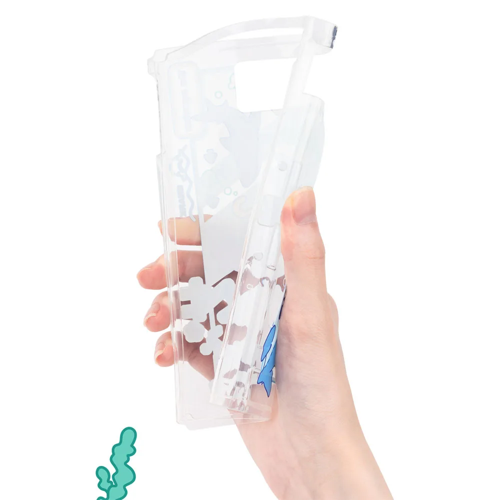 Ocean Shark 투명 소프트 TPU 스킨 커버 Nintend Switch NS Joy-Con 컨트롤러 크리스탈 하우징 쉘용 보호 케이스