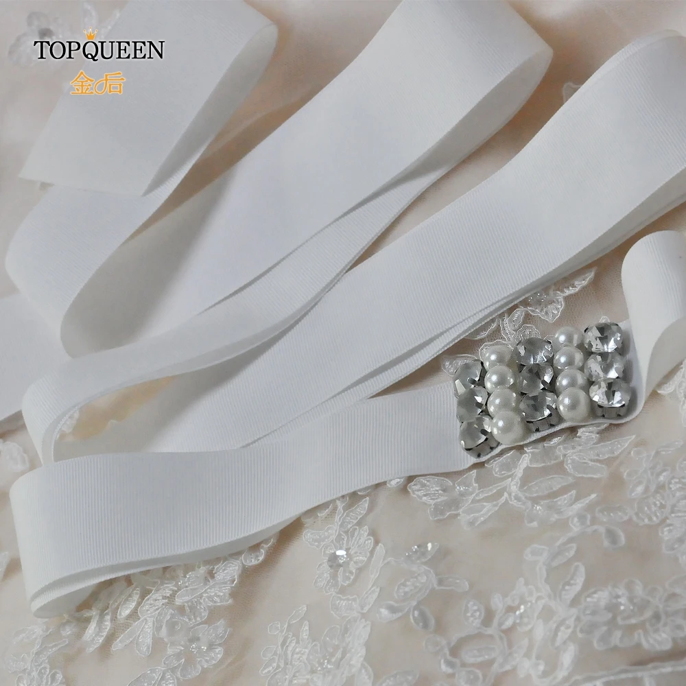 TOPQUEEN S265 мода свадебный пояс для свадебных платьев жемчужный свадебный пояс свадебные пояса и пояса темно-синий бисерный пояс