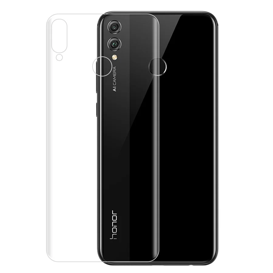 Передняя+ задняя мягкая пленка для huawei Honor 8X защитная пленка на весь экран силиконовая Гидрогелевая наклейка