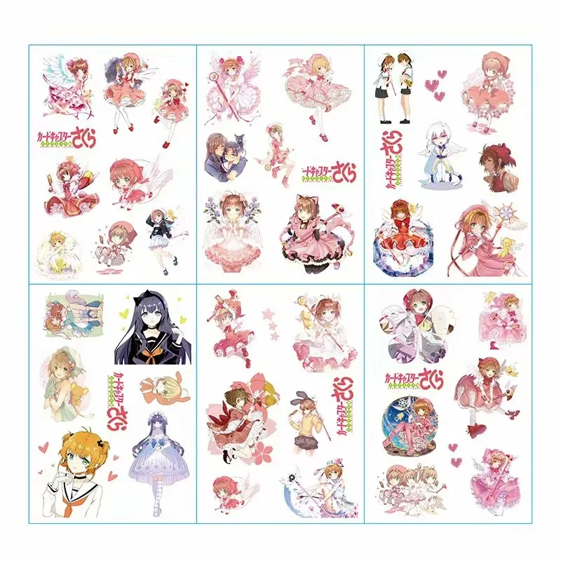 6 шт./лот Cardcaptor Sakura аниме наклейки домашнего декора книга стикеров Классические