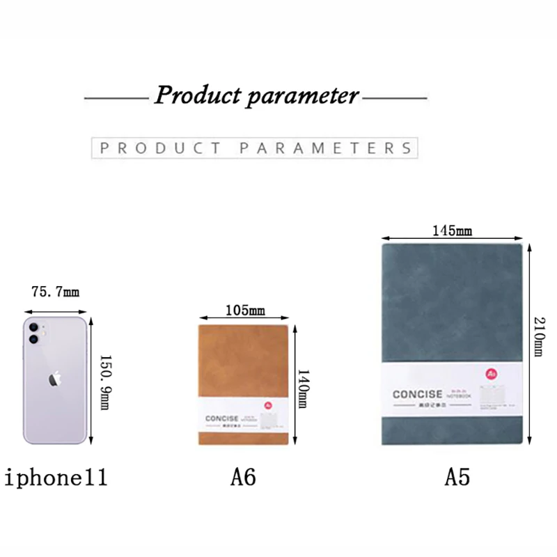 Bullet Journal Notebook A6 Notebooks Journals Notepads Diary Agenda Weekly Planner Writing Paper For Students School Office Supplies leather notebook,bullet journal notebook
