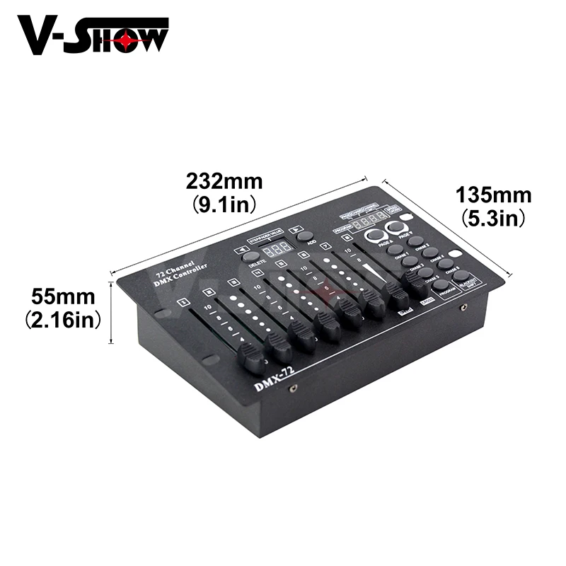 1 шт. 72 канала DMX консольный, DMX 512 для сцены Dj диско светильник управления