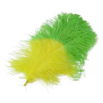 

Wisethers New Ostrich Feather Wedding Home Party Decoration Ornament Real Fluffy Ostrich Feather Hard Pole Feathers for crafts