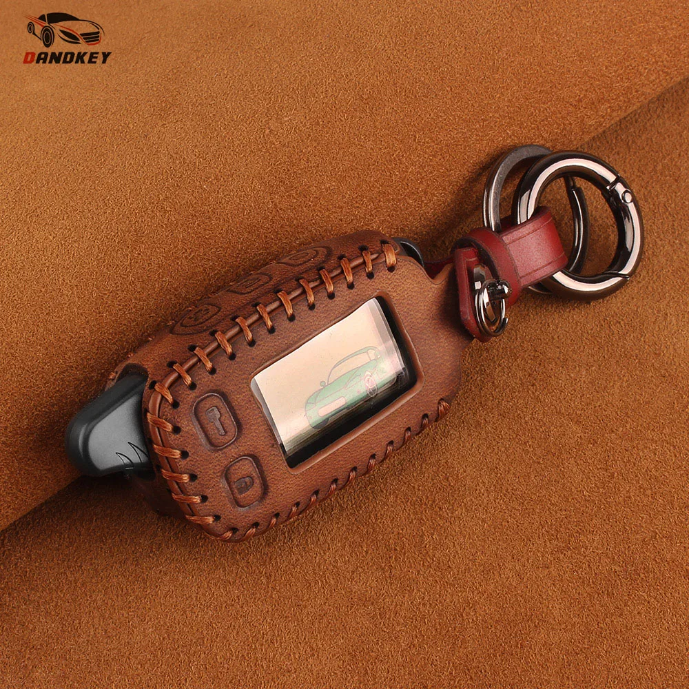 Кожаный чехол Dandkey Tomahawk TW 9010 9030 для ключей TW9010 TW9030 TW9020 брелок дистанционного