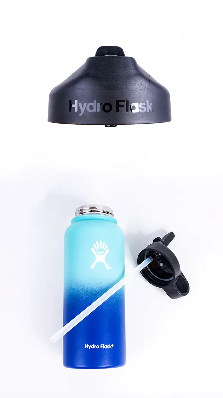 Hydro Flask Thermos Cup Stainless Steel Water Bottle Wide Vacuum Insulated Vacuum Travel Portable Thermal 18oz / 32oz / 40oz