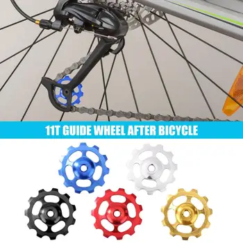 

Bike Rear Derailleur Classic Colors and Simple Durable Design Jockey Wheel 11T Bicycle Ceramic Bearing Guide Roller