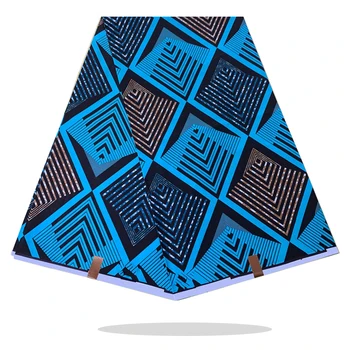 

Veritable Soft Veritable High Quality Party Dress Sewing Material 100%Cotton Fabric Real African Wax Print Fabric RV20-31
