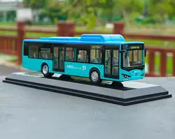 1/64 BYD K9 K8 12 м батарея электрический автобус синий литье под давлением Модель Коллекция игрушка подарок