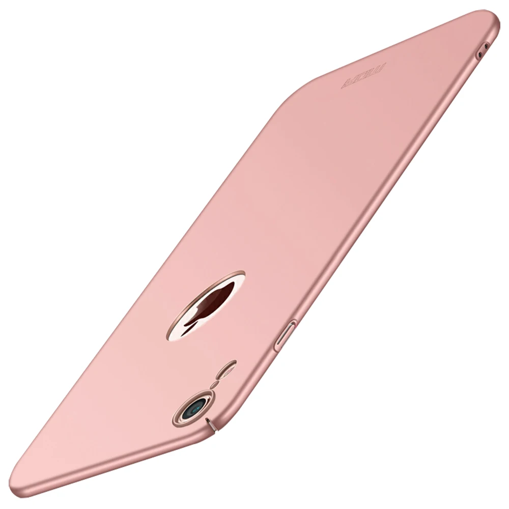 Для iPhone XR 6,1 ''чехол MOFi жесткий Роскошный защитный чехол для iPhone XR чехол для телефона - Цвет: Rose Gold