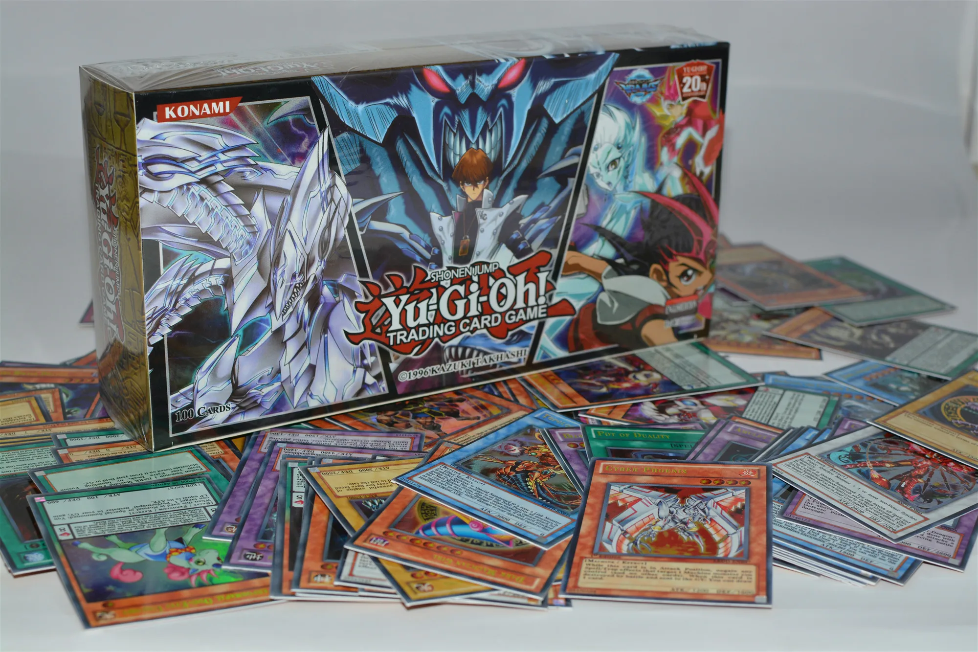 Yugioh 100 piece set box holographic card yu gi oh anime game collection card children boy children's toys Yugioh 100 piece set box holographic card yu gi oh anime game collection card children boy children's toys