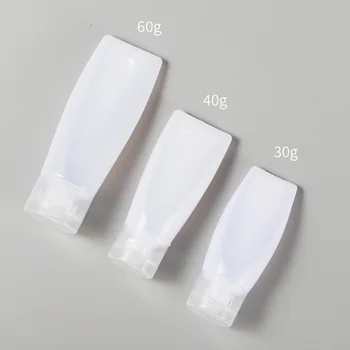 

5Pcs Refillable Squeeze Tube 30ML/40 ML/60 ML Flip Soft Plastic Bottle Portable Travel Empty Cosmetic Container hand cream Jar