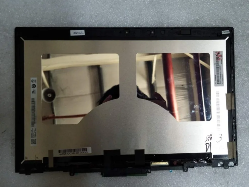 1" 2160x1440 для lenovo lcd сенсорный экран дигитайзер с рамка с отверстием в сборе X1 Yoga 3rd Gen Fru 01YT248