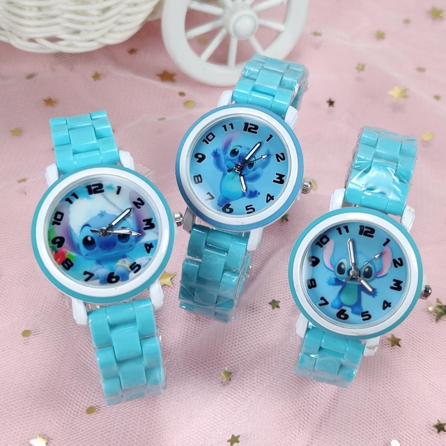 Montre De Dessin Animé Disney Lilo & Stitch Pour Enfants, Montre À Quartz  En Métal Pour Garçons Et Filles, Cadeau - Montres Enfant - AliExpress