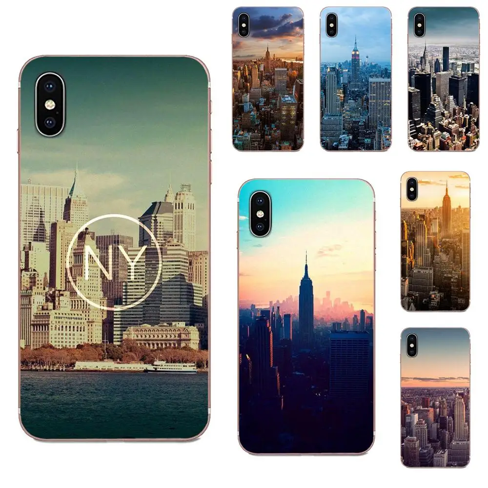 New York City Sunrise Haze Skin Thin For LG G3 G4 G5 G6 G7 K4 K7 K8 K10 K40 K50 Q6 Q60 V10 V20 V30 V40 Nexus 5 5X 2017 | Мобильные