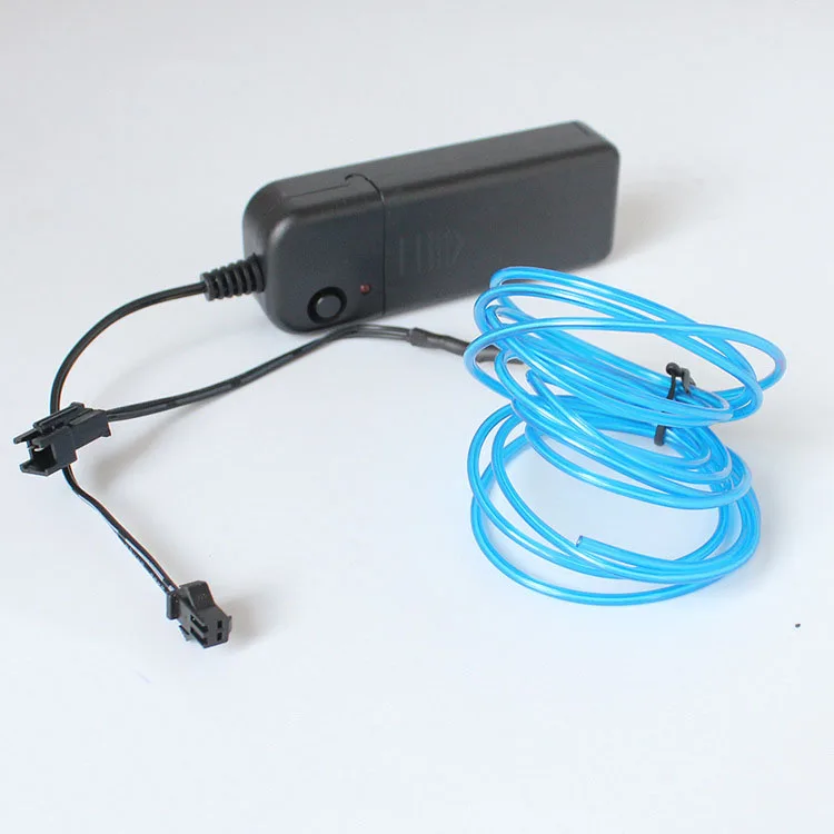 Neon Light Sewing Edge EL Wire Led Dance Party Decor Car Lights Neon LED lamp Flexible 2m Rope Tube LED Strip 2M Length