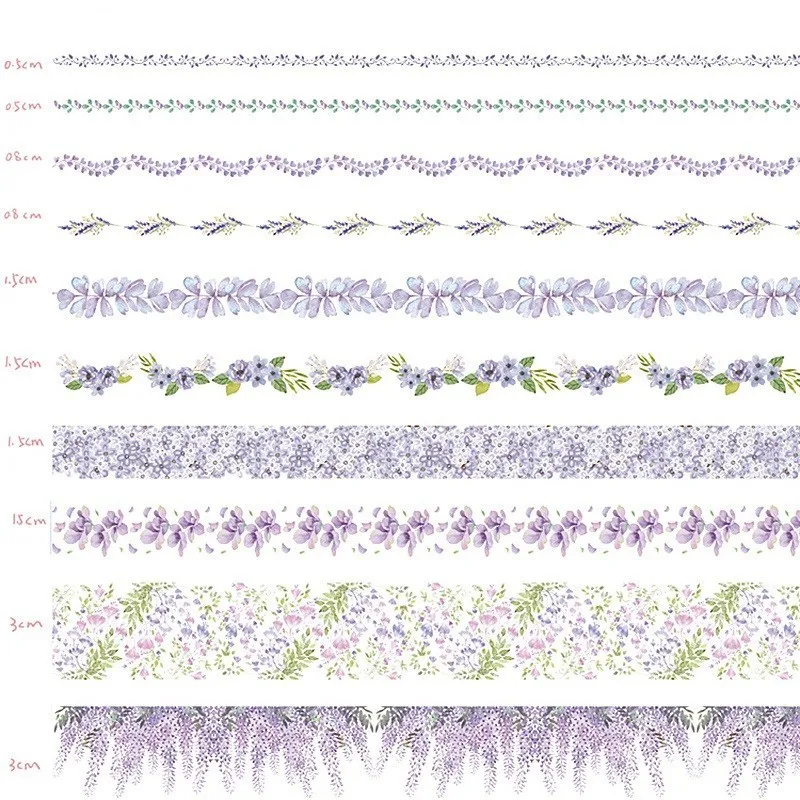10 шт./лот 2 м Фольга Сделай Сам лента для декорации Washi Скрапбукинг клейкую ленту наклейки Скрапбукинг Washitape стиральная лента 024042 - Цвет: 8