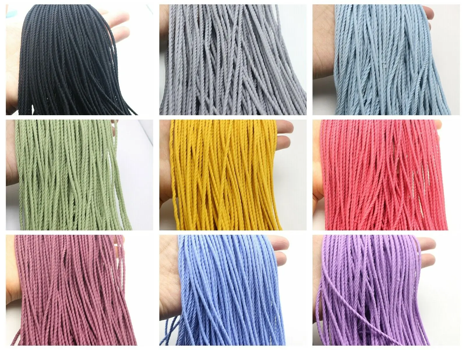 

10 Meters Twisted Elastic Cord Stretch Thread String 2.5mm For Sewing Craft