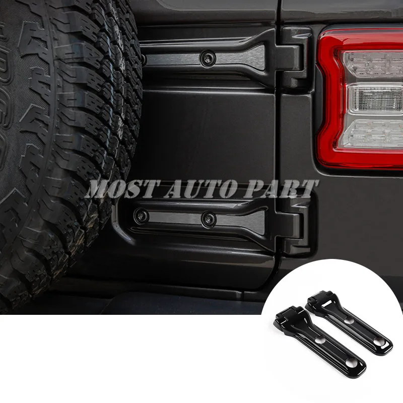 Задняя дверь запасная крышка шарнира шины отделка 4 шт. для Jeep Wrangler JL 2018 2019