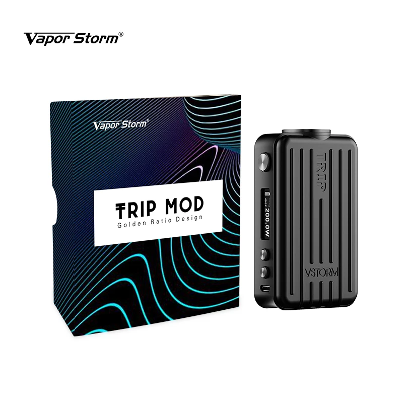 Vapor Strom Tip 200 Вт TC VW TCR коробка мод электронные сигареты OLED Vape мод для 510 танк-Атомайзеры Vaper дым испаритель комплект
