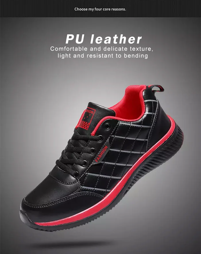 Для мужчин кроссовки; дышащие кроссовки из pu кожи, водонеропницаемые, спортивная обувь, мужские теплые зимние ботинки на нескользящей подошве прогулочная обувь размеры 39–44