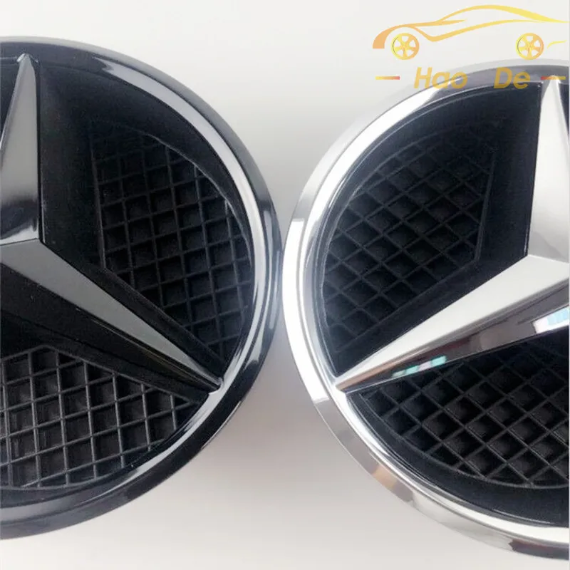 

For Mercedes Benz A W176 C W205 CLA W117 GLA X156 CLS ML GLK W212 Car Emblem Replace Insignia Front Grille Logo Car Badge