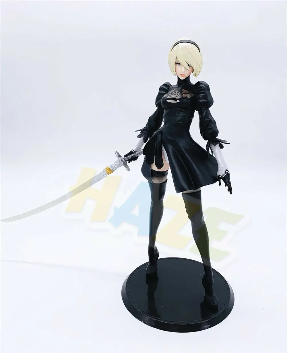 НИР: автоматы 2B YoRHa № 2 Нил НИР Фигурка Статуи модель игрушки аниме Рисунок Игрушки Collectioni в коробке 30 см