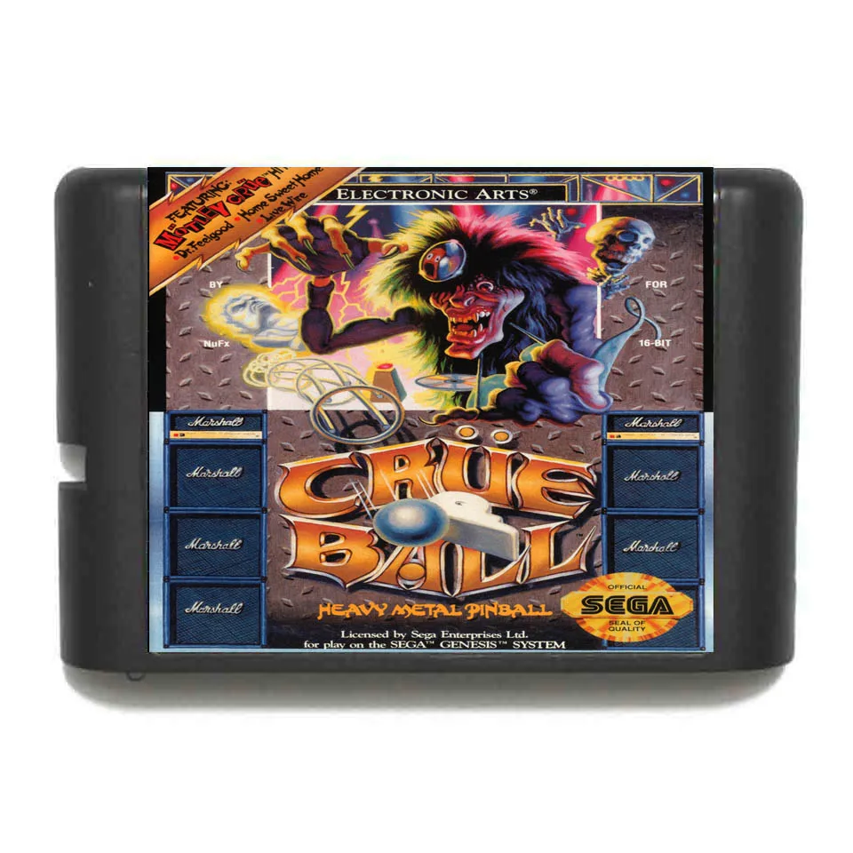 Карточная игра Crue Ball 16 bit MD для sega Mega Drive для Genesis