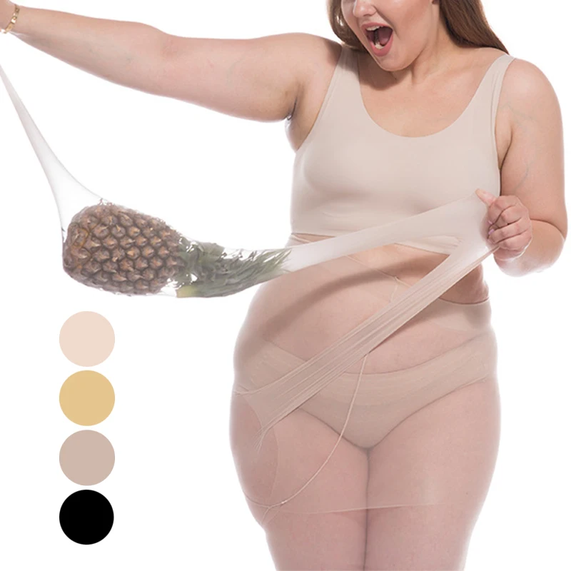 

Sale Summer Thin Large Size Tights Anti-hook Tear Resistant Super Elastic Magical T Crotch Seamless Pantyhose Nylons stockings