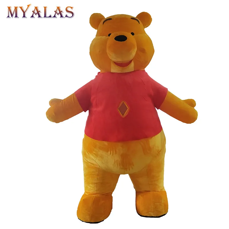 Костюм медведя Винни надувной костюм-талисман для взрослых свадьбы на заказ