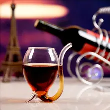 1PC Wine Whiskey Transparent Glass Cup Heat Resistant Glass Sucking Juice Milk Cup Tea Wine Cup With Drinking Tube Straw 4