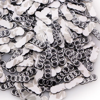 

50 PCS 16X6mm car key cover emblem sticker Car Key sticker car accessories For Audi a3 a4 a5 a6 a7 a8 b5 b6 b7 b8 c6 c7 c8 8v 8p