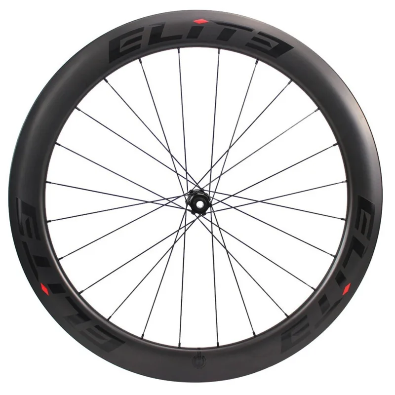 Elite Road Disc Brake Carbon Bicycle Wheel 30/35/38/45/47/50/55/60mm Tubular Clincher Tubeless With Sapim Spoke 700c Wheelset
