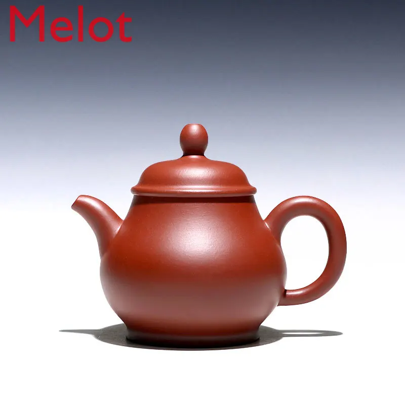 

Yixing Purple Clay Pot Household Teapot Li Xiaolu Pure Handmade Red Robe High Pan Teapot 200cc