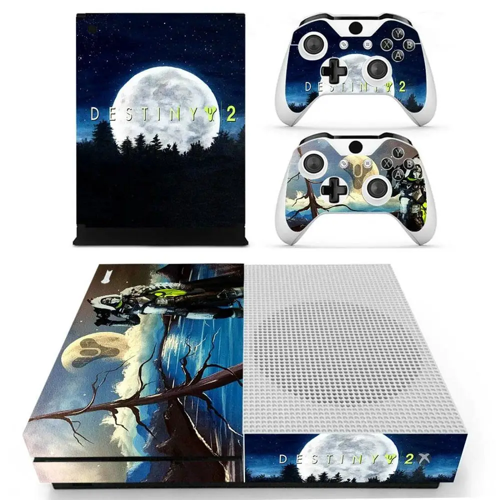 YS-xboxoneS-1015 Наклейка на кожу для Xbox One S консоли и Kinect и 2 контроллеров для Xbox One тонкая виниловая наклейка на кожу - Цвет: YS-xboxoneS-1015