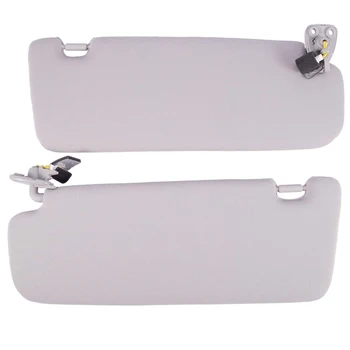 

Car Inner Sun Visor Shield Shade Board with Mirror for HYUNDAI 2005 2006 2007 2008 2009 Sonata NF NFC Grey