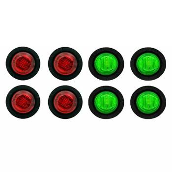 

Marine Boat Deck Starboard Lights Boat Navigation Light Gap light 8x Red/Green 3 LED