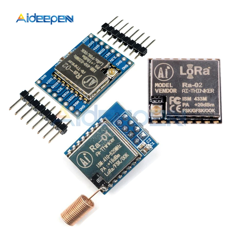Модуль LoRa SX1278 433 м 10 км беспроводной разъем для передачи данных Ai Thinker умного