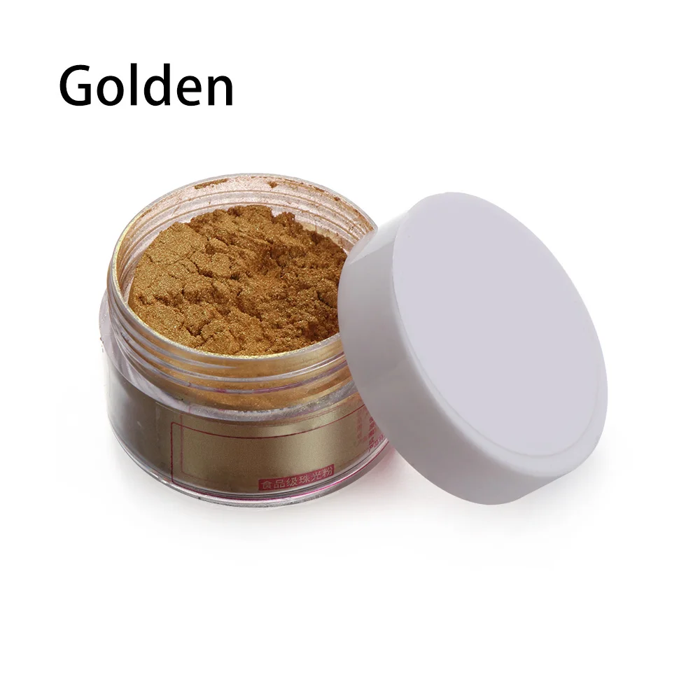 5g golden 5/15 г съедобный золотой порошок мусс торт Fondant(сахарная) Макарон шоколад Блеск порошок украшения из жемчуга из чистого порошка выпечки Цвет пыли - Цвет: 5g golden