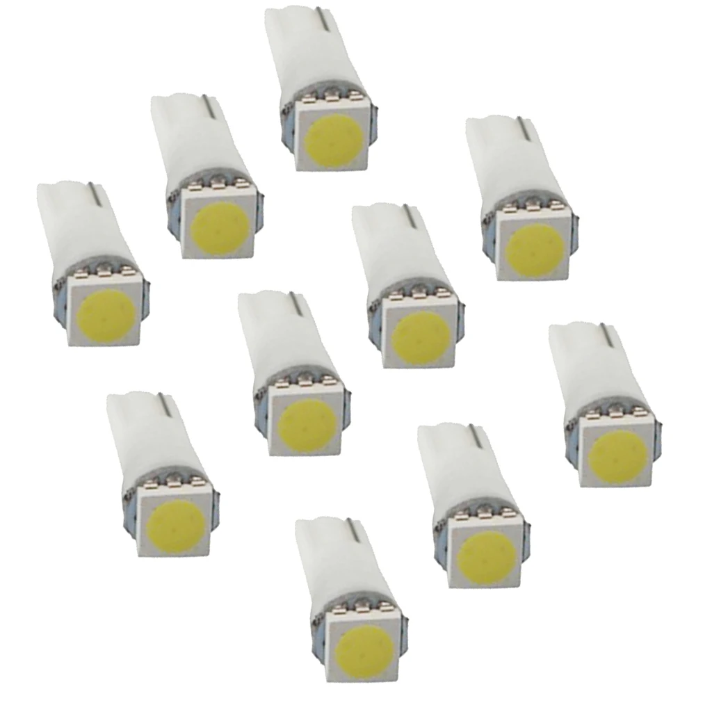 10x T5 550 B8.5D B8.5 SMD СВЕТОДИОДНЫЙ Автомобильный светильник автомобилей светильник-излучающий диод инструмент лампа накаливания на панель приборов AC/DC 12 V