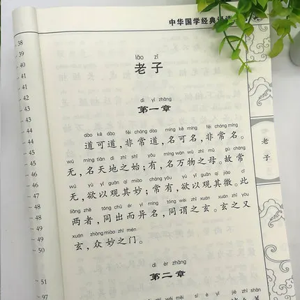 Reading of Chinese Classics Book Lao zi zhuang zi with pinyin Reading of Chinese Classics Book Lao zi zhuang zi with pinyin