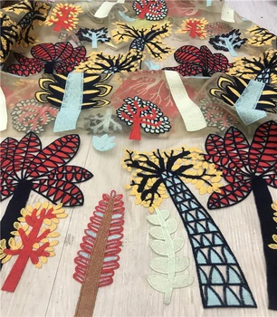 

Bridal Nigerian lace fabric SYJ-11837 special embroidered Mesh Tulle fabric