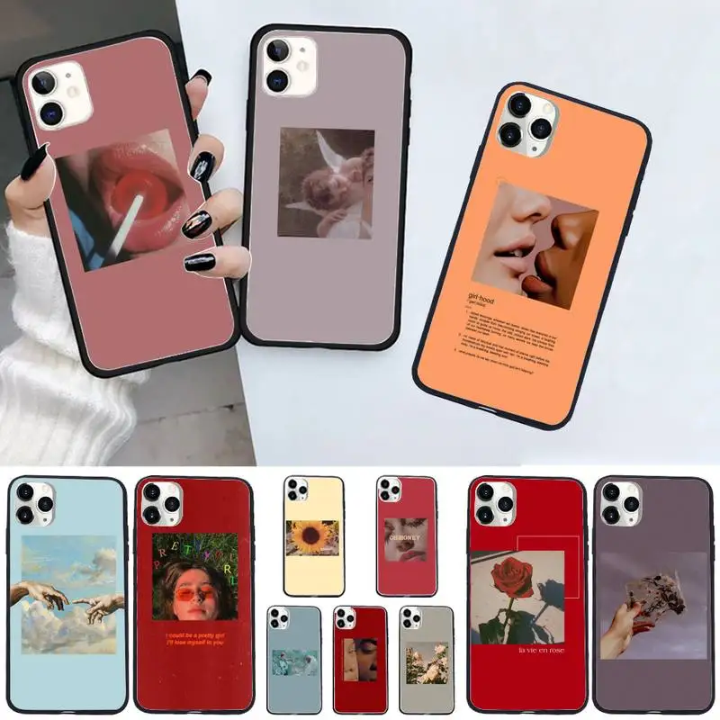 Girl Angel Great art aesthetic Phone Case for iPhone 11 12 mini pro XS MAX 8 7 6 6S Plus X 5S SE 2020 XR shell | Мобильные телефоны