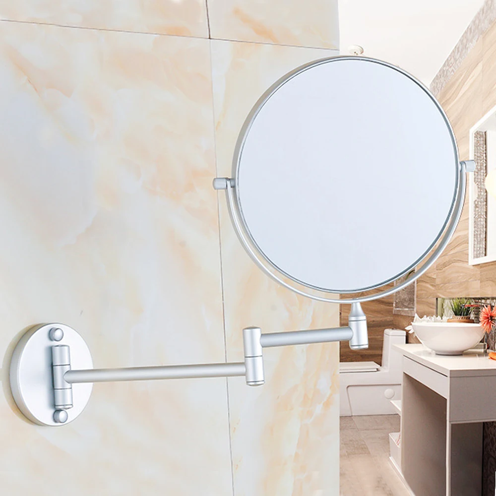 Bathroom Makeup Mirror Double Side 3x to 1x Magnification 360 Degrees Rotate Cosmetic Mirror 8\