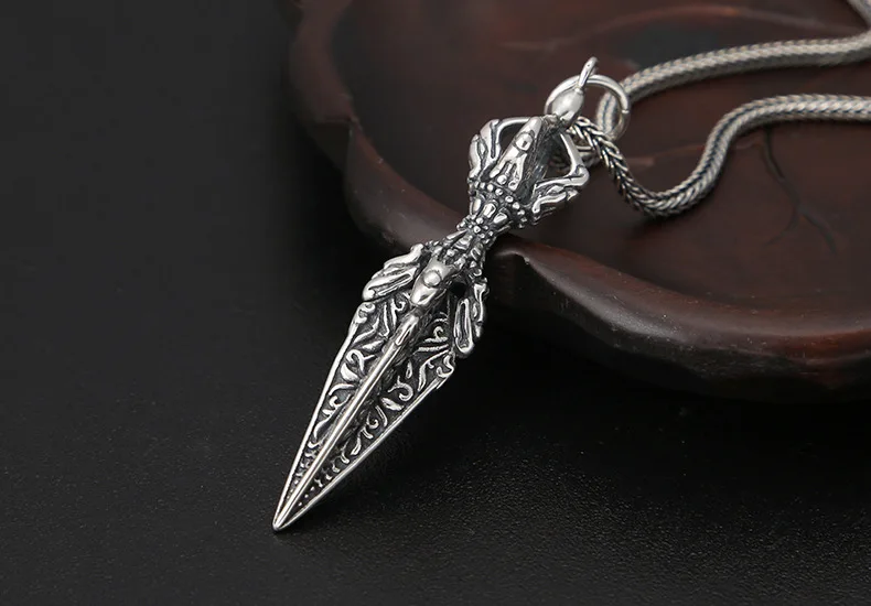 EDC 925 серебряный нож бусины кулон уличный Паракорд DIY украшения 925 серебро снаряжение для кемпинга EDC инструменты