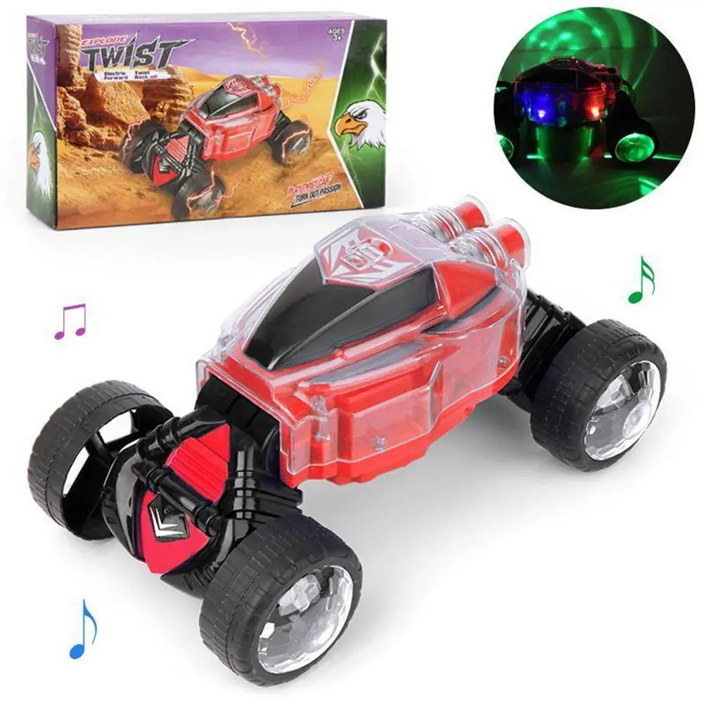 

RC Stunt Car Toys With Light Sound Twisting Deformation Vehicle High Speed Electric Torsion Climbing Car Toys Gifts For Children