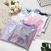 Aliexpress - Korean Fashion Plus size 3XL 4XL 5XL 2020 Summer Women T-shirt ‘O Neck Lady’s Sexy Night Club T-shirt Short Sleeve Tshirt S-5XL