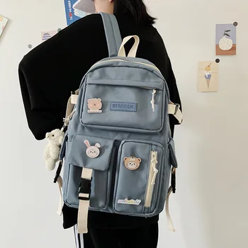 

Harajuku Ulzzang Women Backpack Korean College Student School Bags for Teenage Girls Bookbag female Travel Backpacks mochila