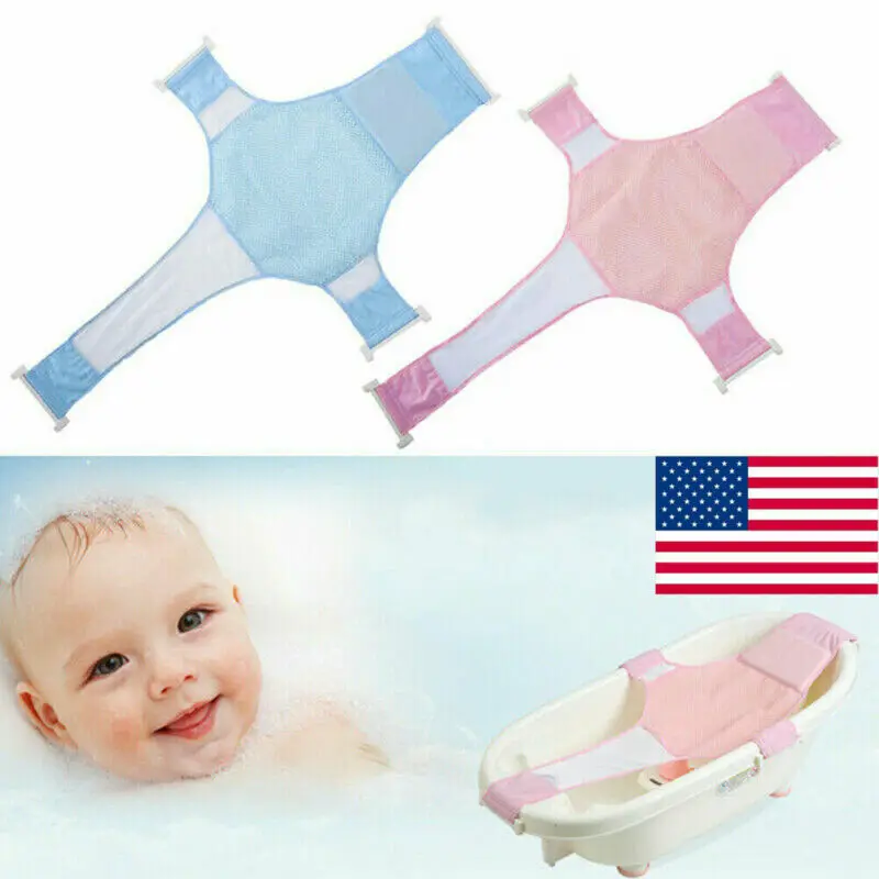 Одежда для малышей Удобная ванночка сиденье ванна новорожденные душа сетки слинг