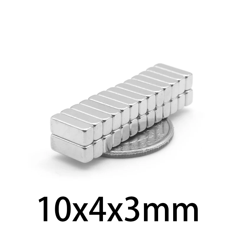 20500pcs 10x4x3 Rare Earth Strong N35 10mmx4mm Block